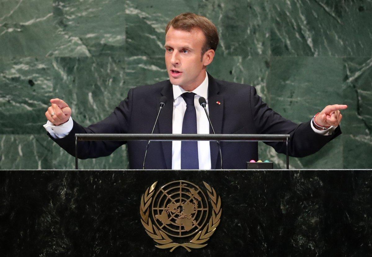 Macron says he hopes there can be progress on Iran in coming hours at U.N.