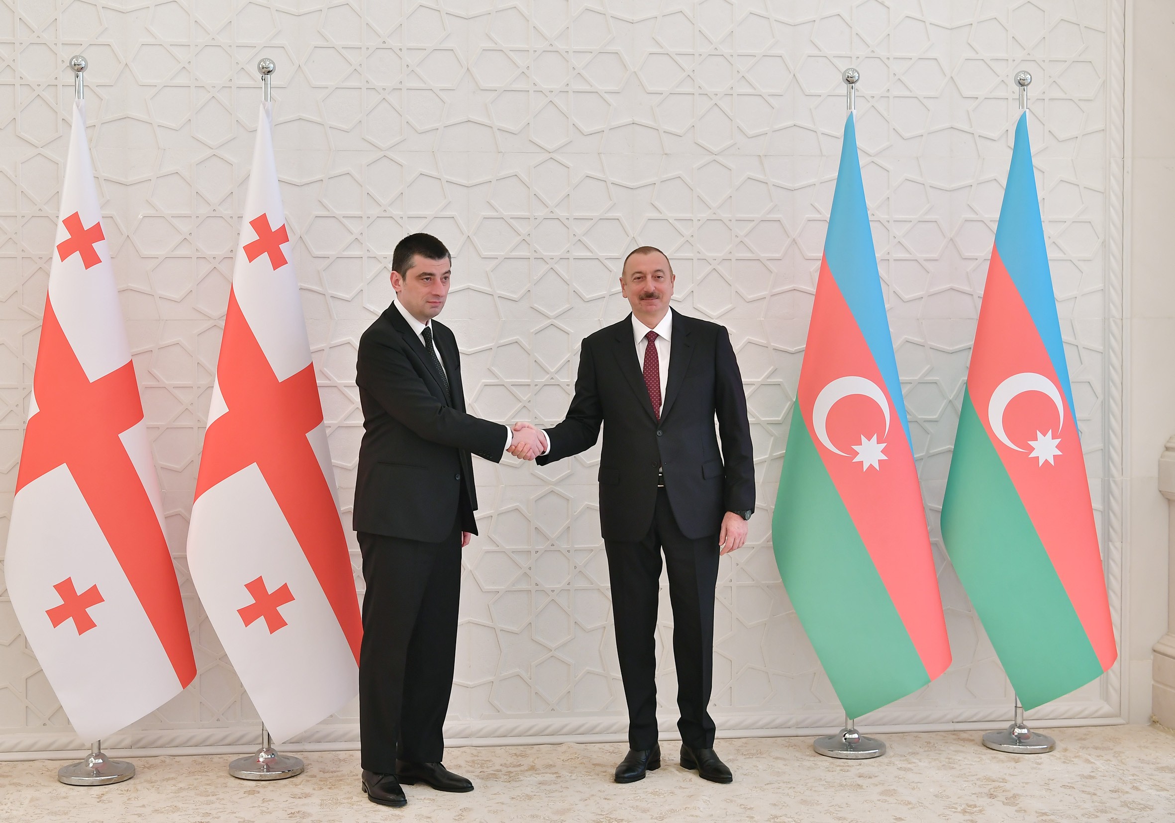 Президент Азербайджана принял премьер-министра Грузии