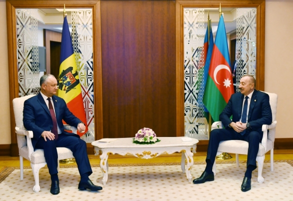 Встреча Алиева и Додона в Ашхабаде