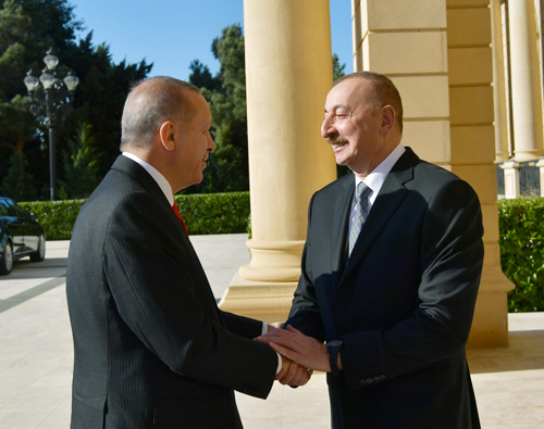 Президенты Азербайджана и Турции провели переговоры в Баку
