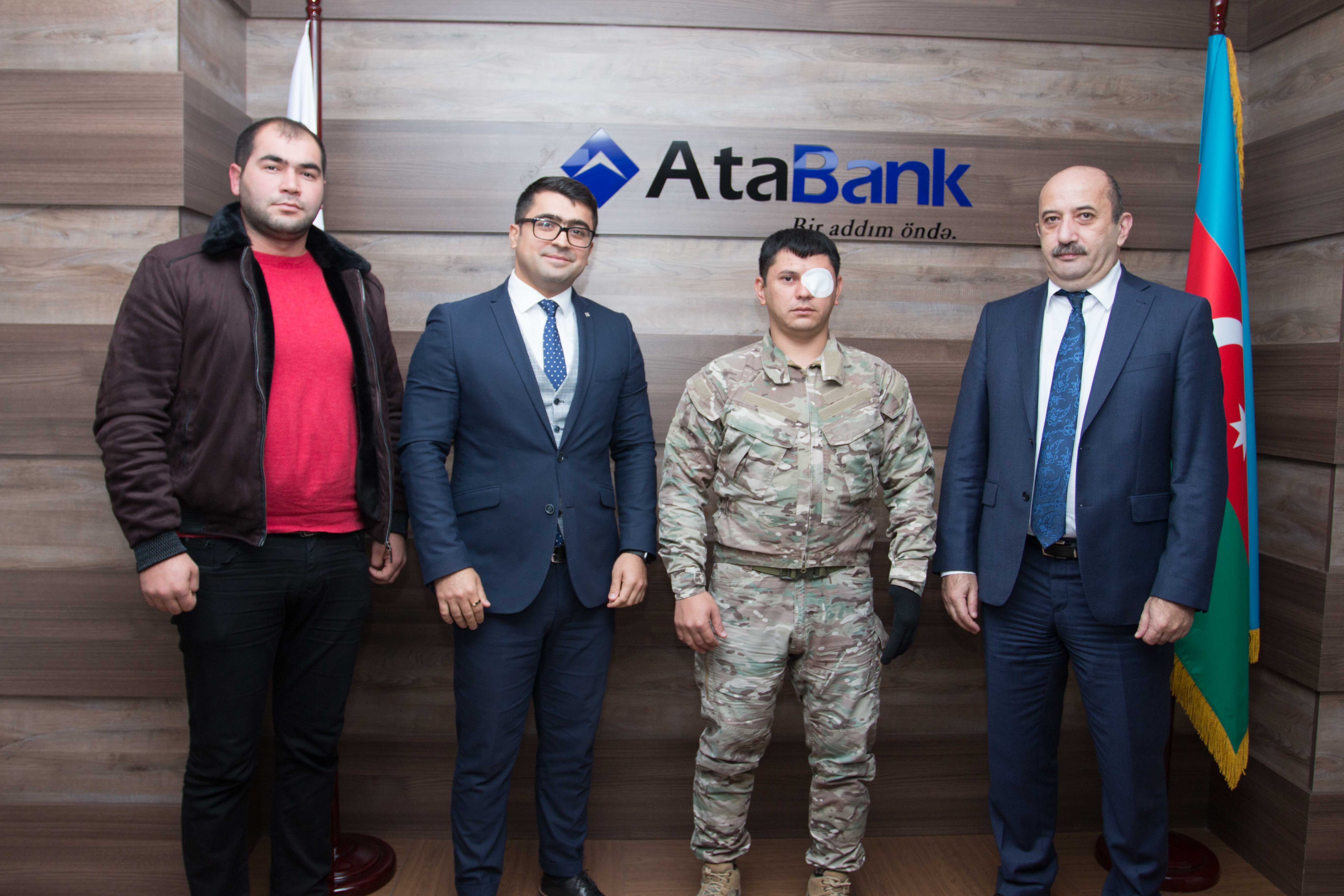 “AtaBank” ASC növbəti dəfə hərbçimizin kredit borcunu bağışladı