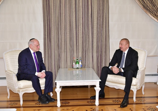 Ильхам Алиев принял заместителя исполнительного председателя Конференции президентов ведущих американских еврейских организаций
