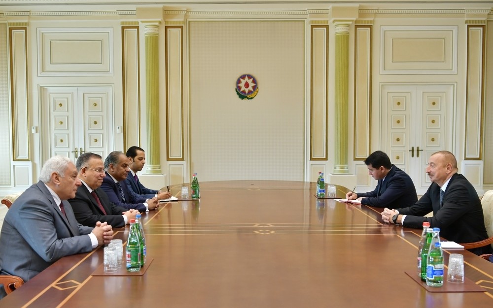 Президент Ильхам Алиев принял первого заместителя председателя Палаты представителей Египта
