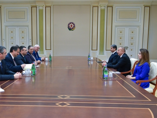 Глава МВД Болгарии на переговорах с Ильхамом Алиевым