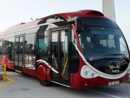 В Баку изменили автобусный маршрут