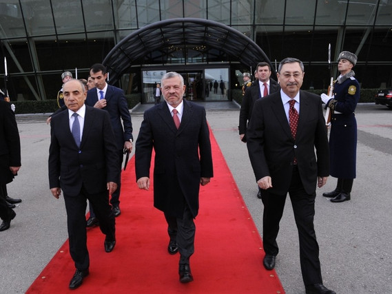 Завершился официальный визит в Азербайджан короля Иордании Абдаллы II