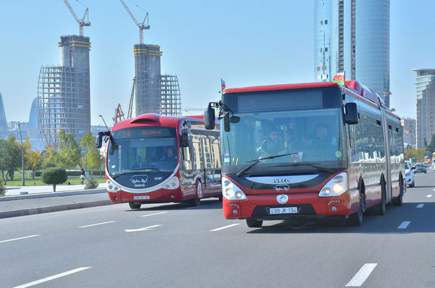 20 января в Баку временно будут изменены схемы движения некоторых автобусов