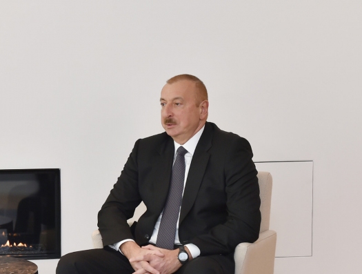 Ильхам Алиев о перспективе запуска российского газа по азербайджанской трубе
