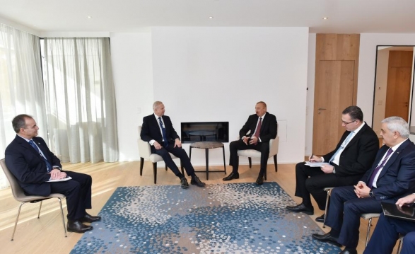 Ильхам Алиев встретился в Давосе с главой BP