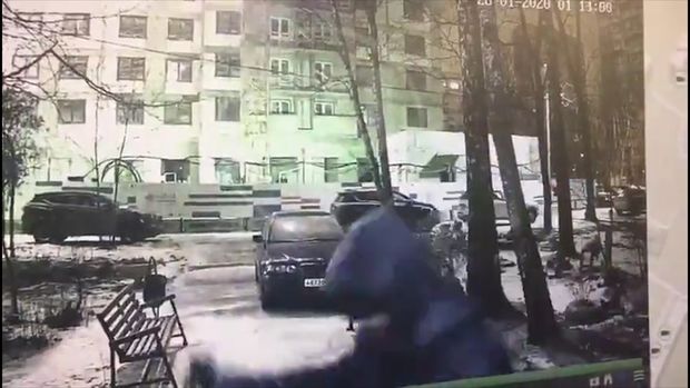 Moskvada azərbaycanlının öldürülmə görüntüləri - ANBAAN VİDEO