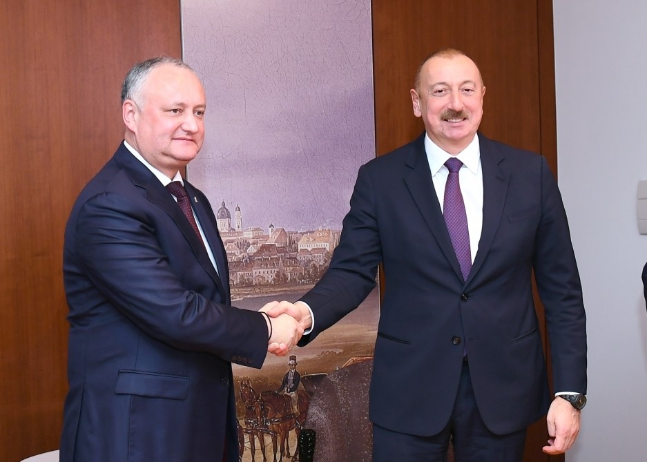 Состоялась встреча президентов Азербайджана и Молдовы