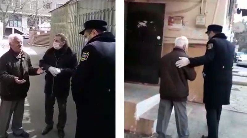 Arif Quliyev polisi aldatdı - VİDEO
