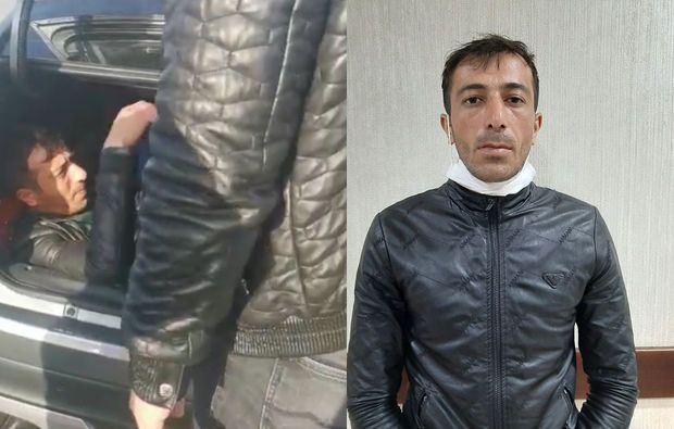 Polis Bakıya 40 manat müqabilində maşının baqajında adam keçirənlərin VİDEOSUNU YAYDI