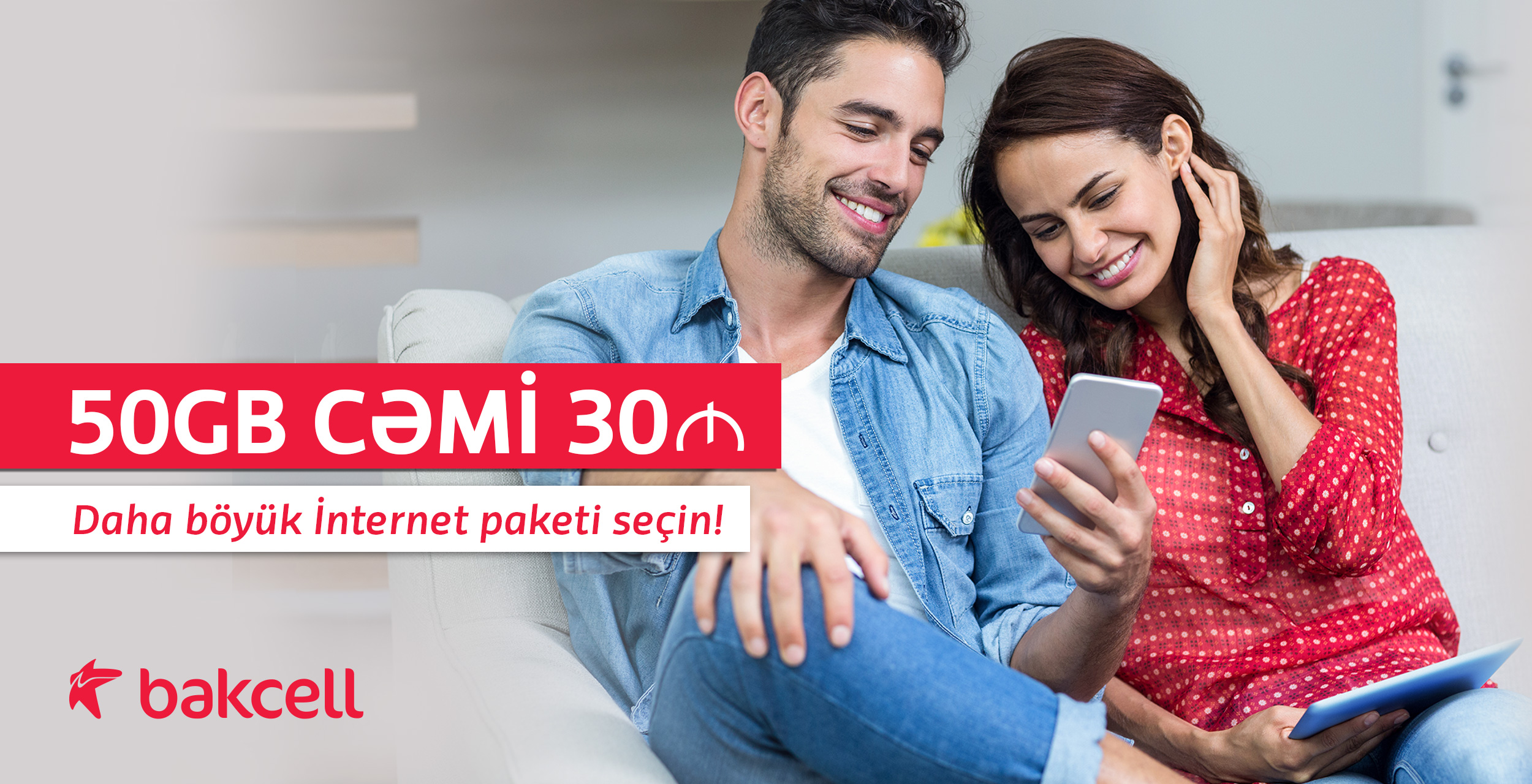 Bakcell offers 50 GB just for 30 AZN in the Fastest Mobile Network of Azerbaijan