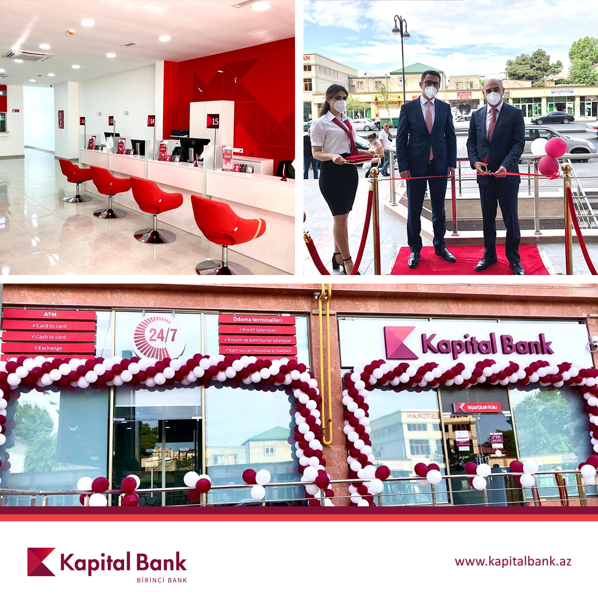Kapital Bank представил новый филиал «Иншаатчылар»