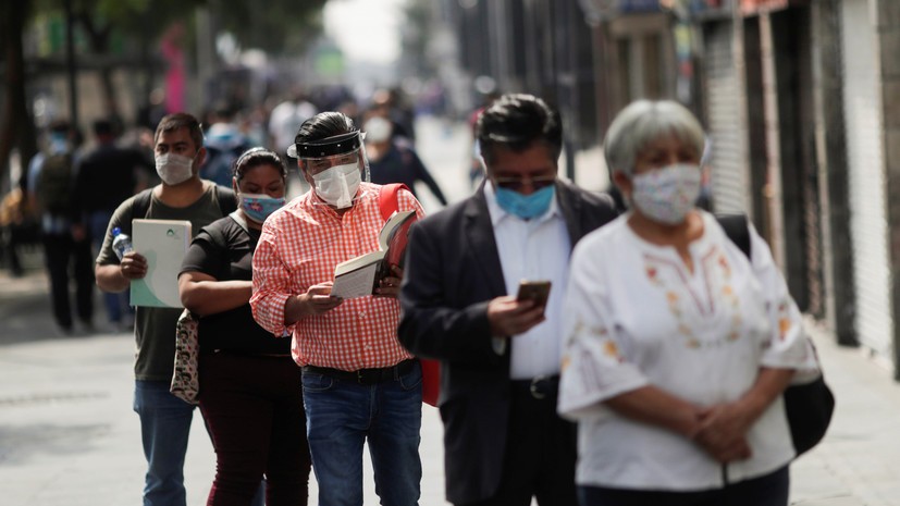 В Мексике число заболевших COVID-19 превысило 220 тысяч человек