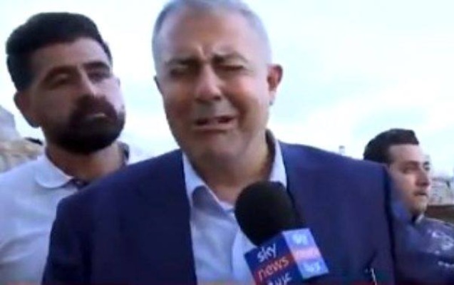 Beyrut qubernatoru ağladı - VİDEO