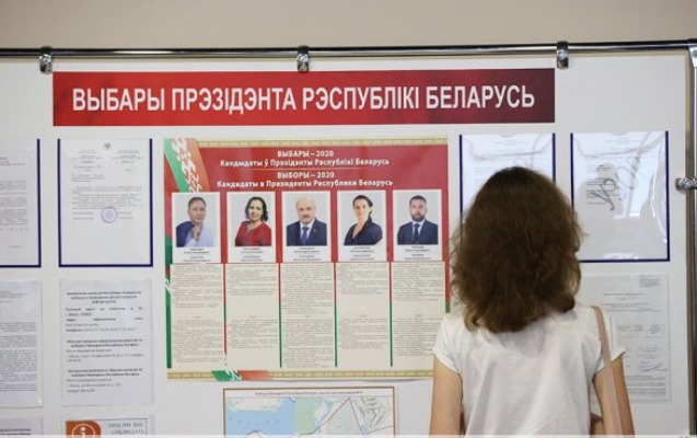Belarusda prezident seçkiləri baş tutub - FOTOLAR