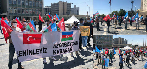 В Анкаре состоялась очередная акция в поддержку Азербайджана