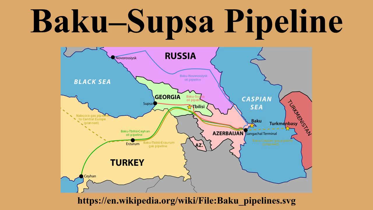 Прокачка по нефтепроводу Баку-Супса в августе значительно снизилась