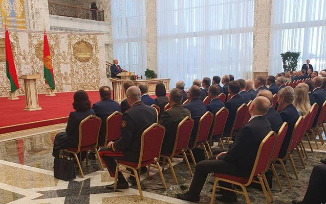 Lukaşenko gizli inauqurasiya mərasimi keçirir - VİDEO
