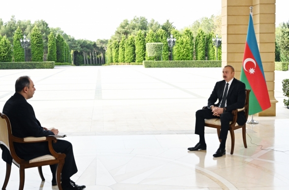 Ильхам Алиев дал интервью российскому агентству «Интерфакс»