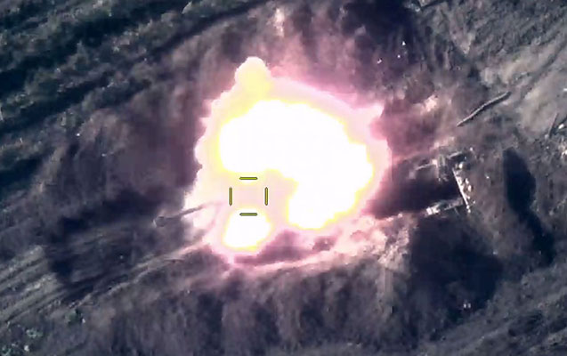 Уничтожены две артиллерийские батареи армян ВИДЕО 