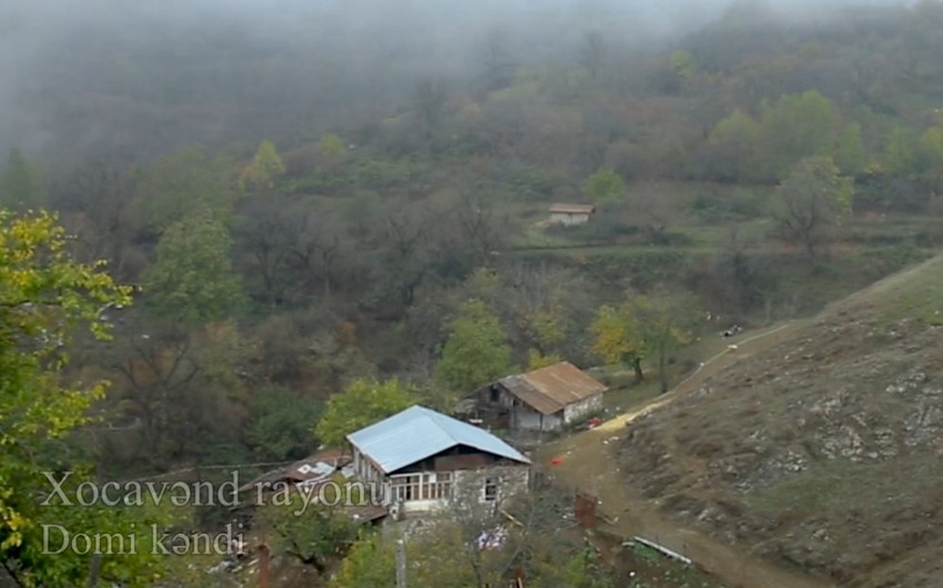 Xocavəndin işğaldan azad olunan Domi kəndi- VIDEO