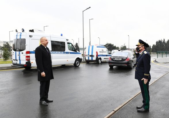 Ильхам Алиев на открытии нового административного здания Генпрокуратуры