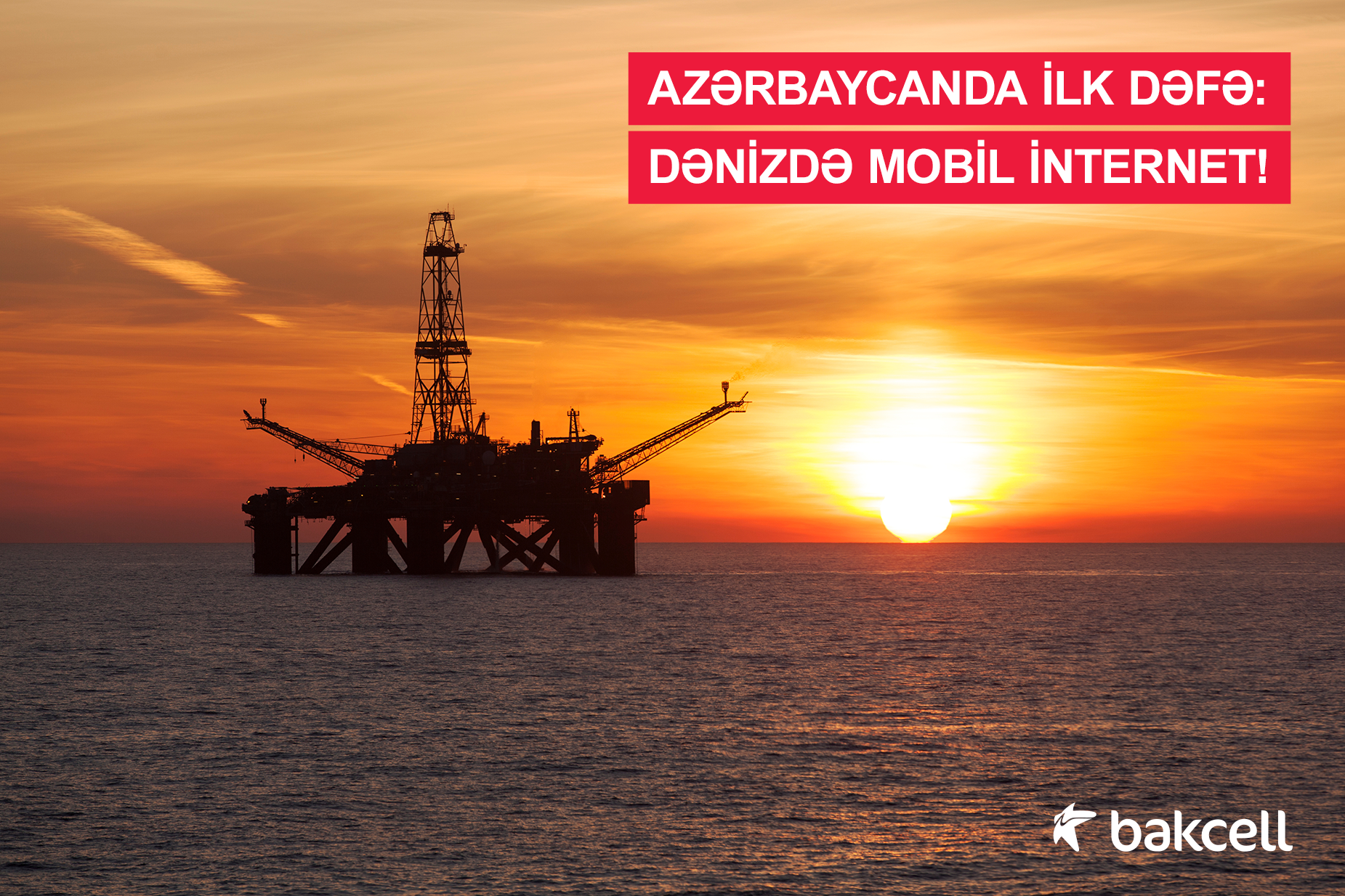 For the first time in Azerbaijan – mobile internet on vessels and oil platforms