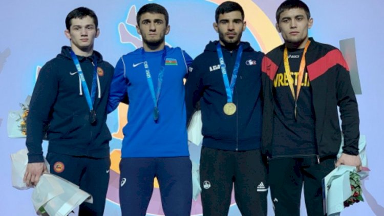 Azərbaycan güləşçiləri Kiyevdən 6 medalla qayıdır