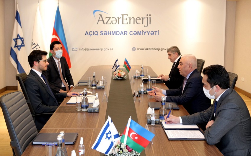Обсуждено сотрудничество энергосистем Азербайджана и Израиля