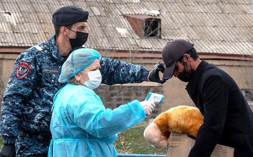 Ermənistanda yüzlərlə insanda koronavirus aşkarlandı