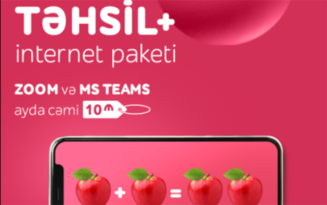 Онлайн-обучение теперь намного проще с интернет пакетом «TƏHSİL+» от Nar !