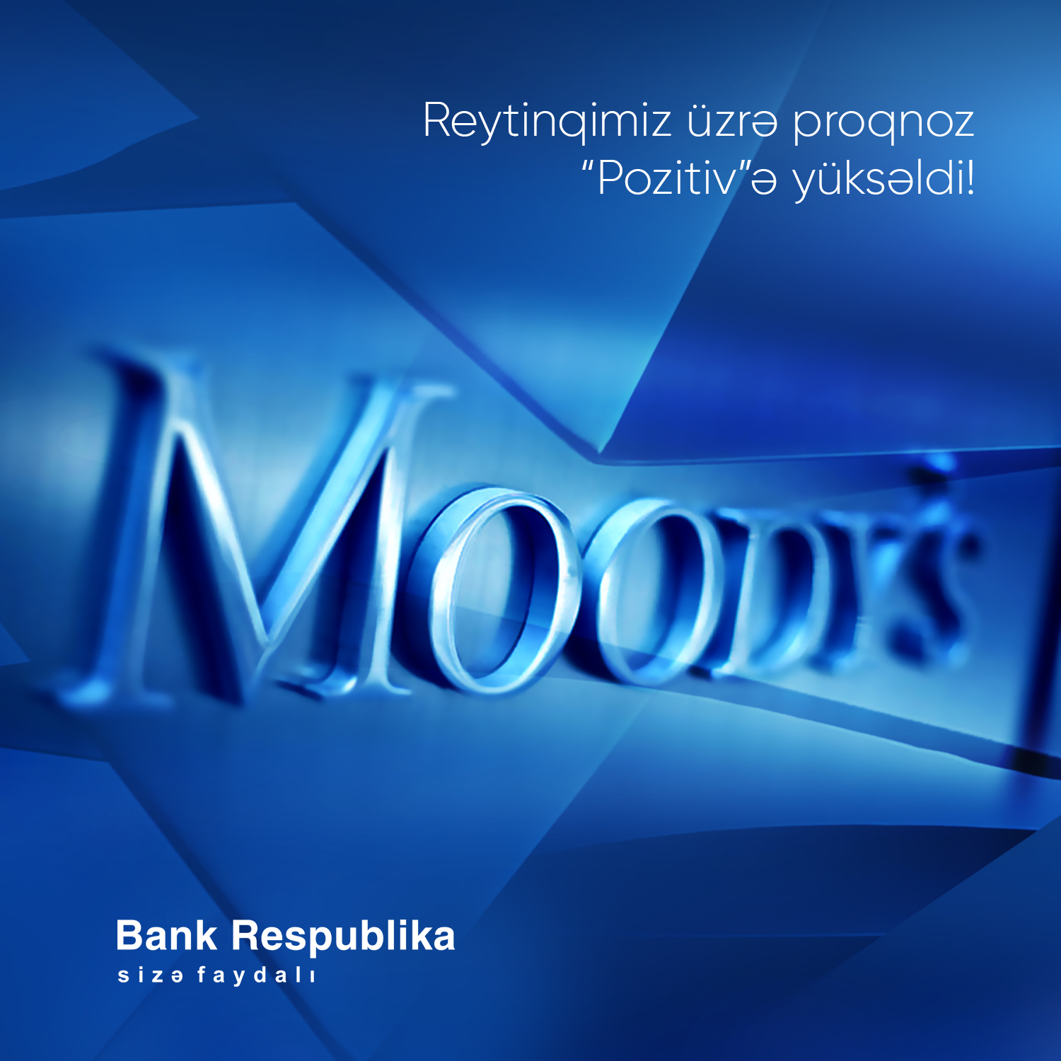 Moody’s “Bank Respublika”nın kredit portfelinin sağlam olduğunu qeyd edib