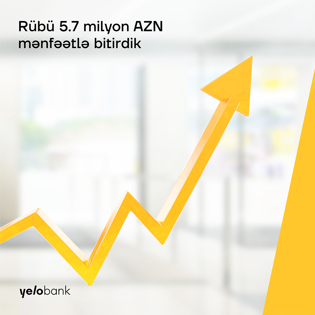 Yelo Bank завершил отчетный период с чистой прибылью 5.7 млн.