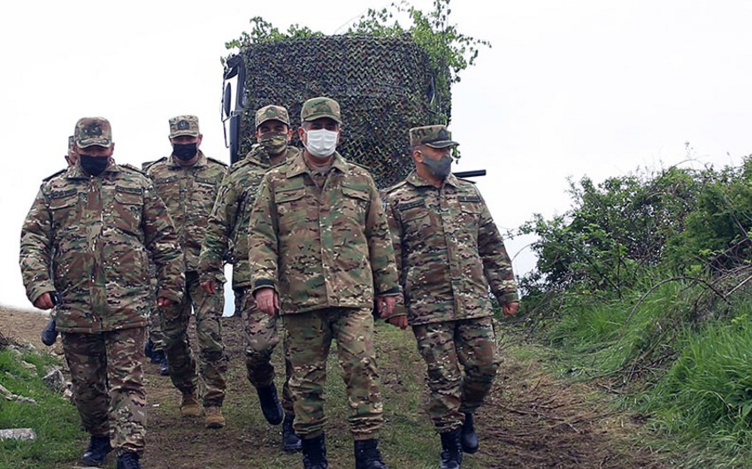 Министр обороны посетил дислоцированные на освобожденных территориях подразделения войск ПВО