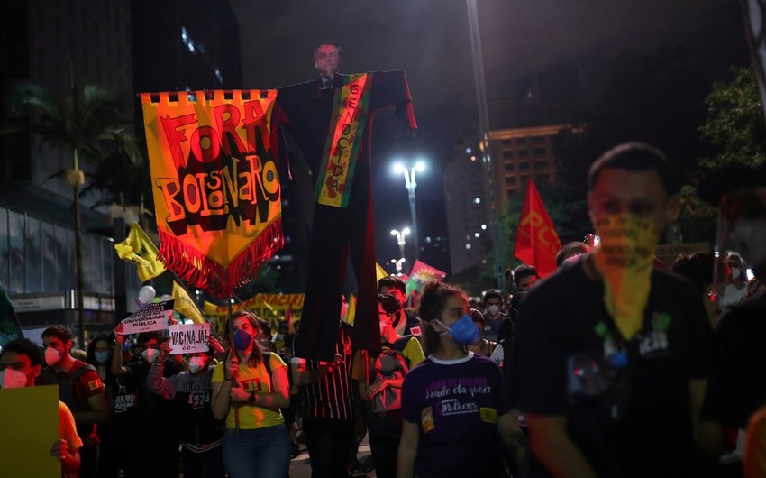 Braziliyada Bolsonaru hökumətinə qarşı mitinqlər keçirilib