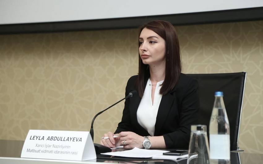Абдуллаева: Сопредседатели должны призвать Армению воздержаться от провокаций