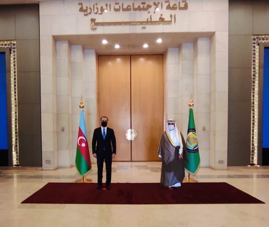 Джейхун Байрамов встретился с генсеком Совета сотрудничества арабских государств Персидского залива
