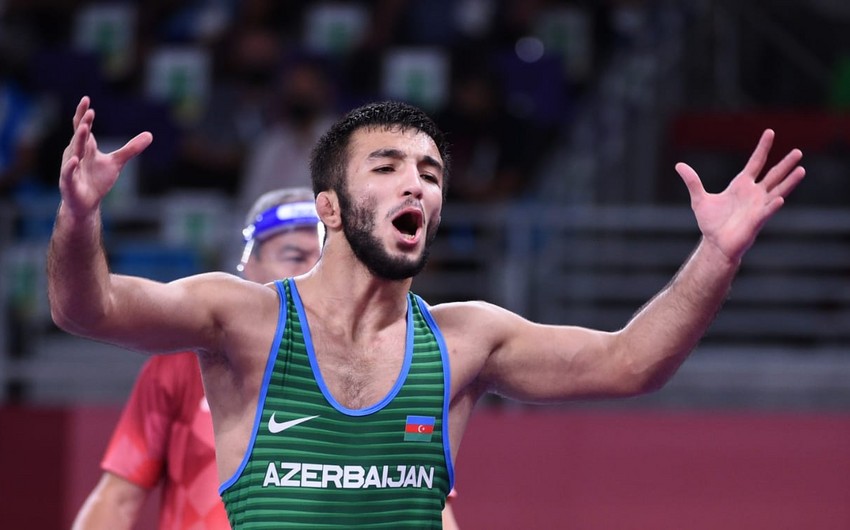 Токио-2020: Азербайджанский борец завершил выступление без медали