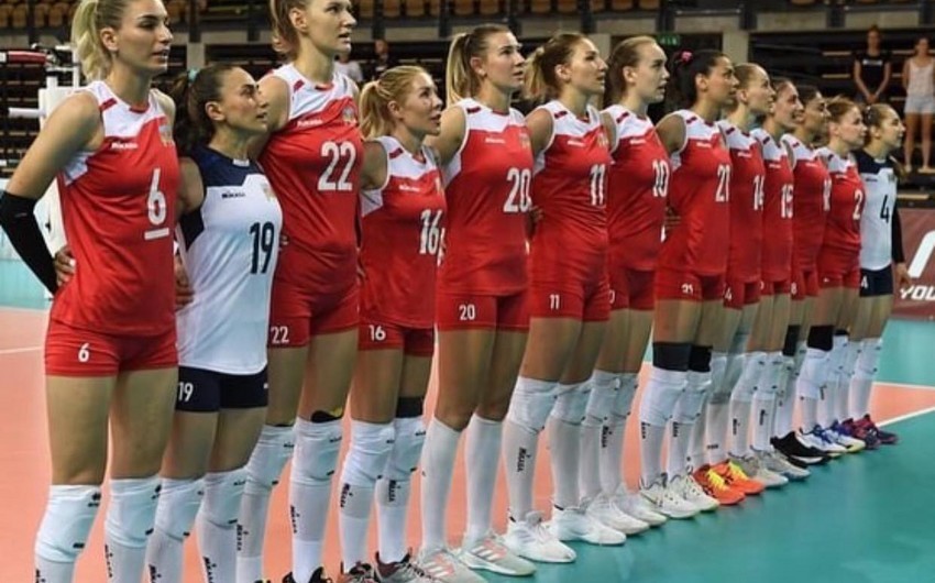 Azərbaycanın voleybol yığması yoxlama oyununda böyük hesabla uduzub