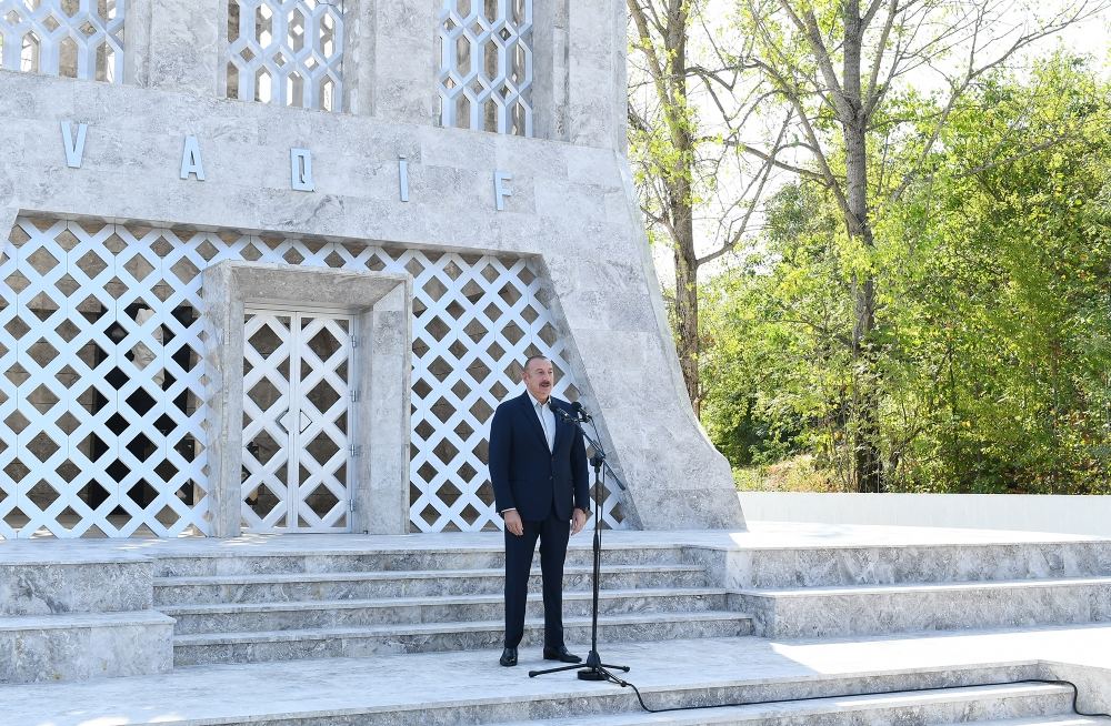 President Ilham Aliyev and First Lady Mehriban Aliyeva attend opening of Vagif Poetry Days in Shusha (PHOTO)