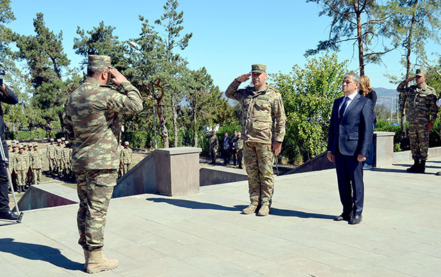 Şuşada şəhidlərimiz belə anıldı - Fotolar