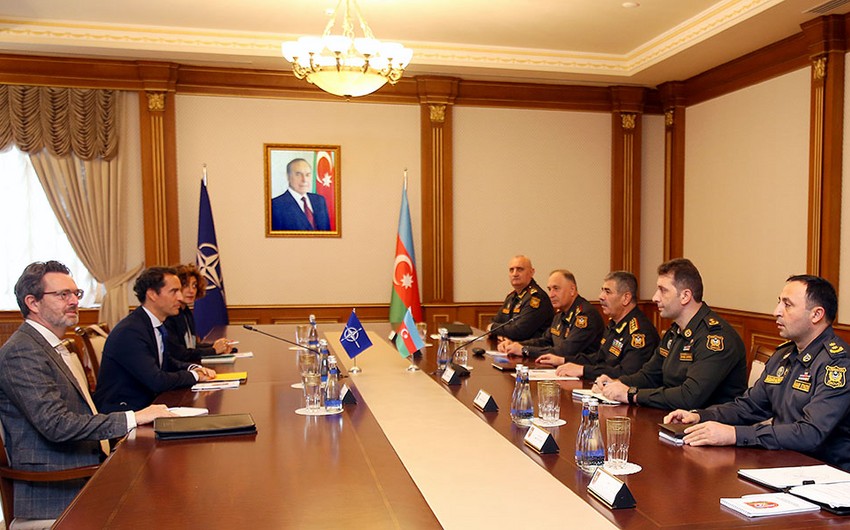 Azerbaijan's Defense Ministry meets with NATO Special Rep