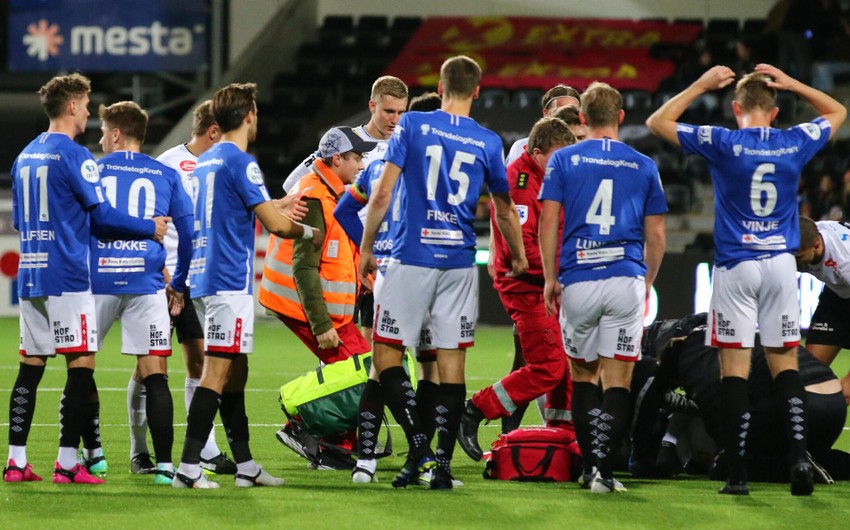 Icelandic footballer collapses from cardiac arrest during match