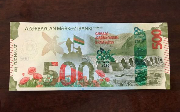 500 manatlıq xatirə pul nişanları dövriyyəyə buraxıldı - Fotolar