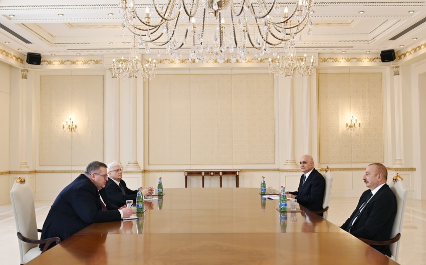President Ilham Aliyev receives Russian deputy prime minister