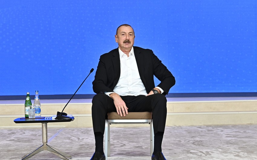 Ilham Aliyev: Five hydro-power plants to be built on liberated lands in 2022