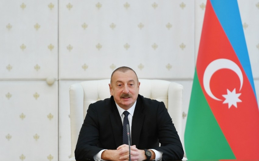 Президент Ильхам Алиев принял участников чемпионата Европы по борьбе
